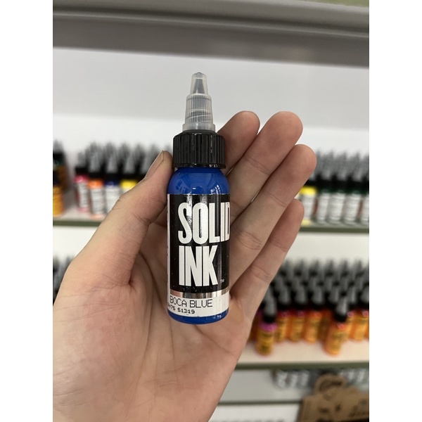 Mực xăm Solid ink Boca Blue 1oz chính hãng