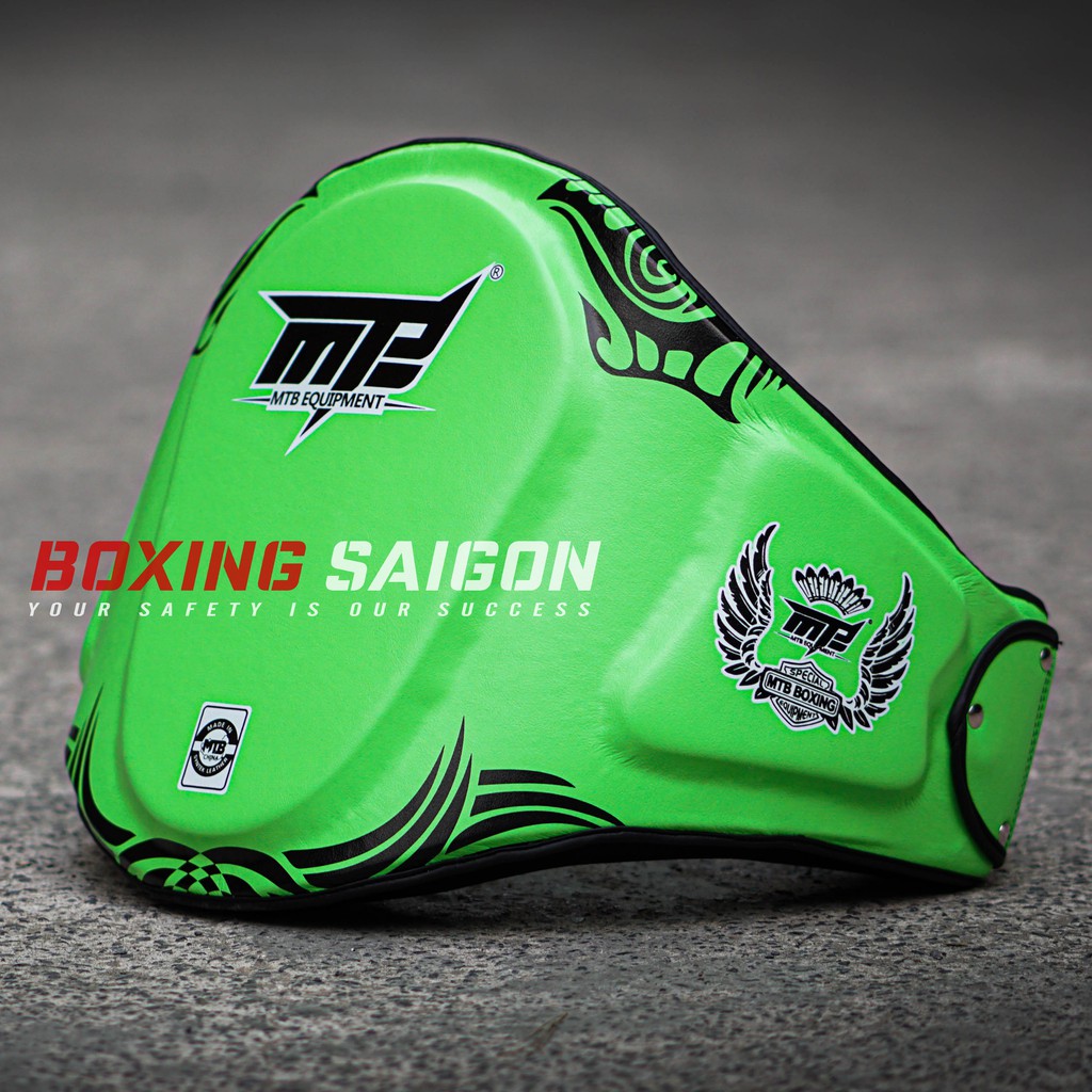 Giáp bụng boxing Max MTB - Xanh