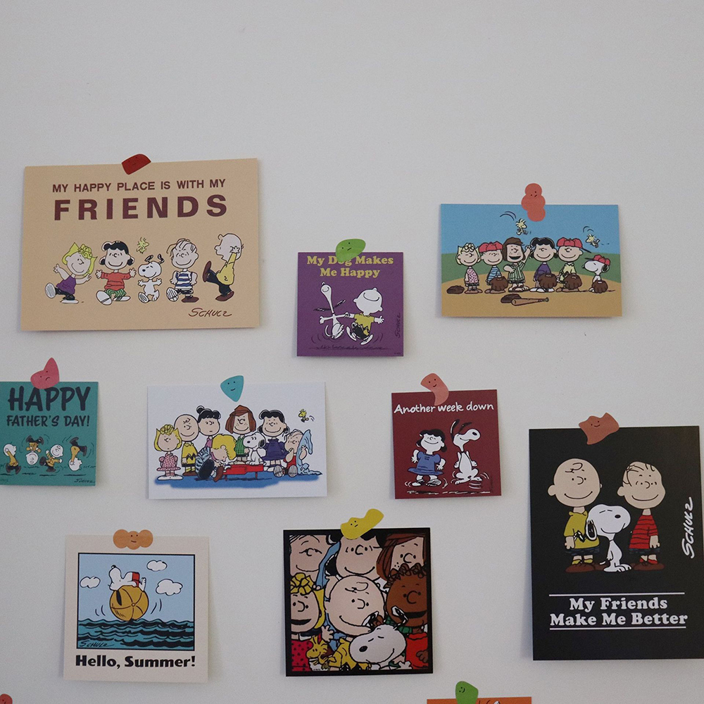 Set 12 hình thẻ giấy nhỏ gọn phong cách Hàn dùng trang trí phòng nhà độc đáo | BigBuy360 - bigbuy360.vn