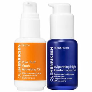 Set dưỡng Ole Henriksen gồm Dầu dưỡng Pure Truth Youth Activating oil 30ml và serum aha invigorating night gel 30ml