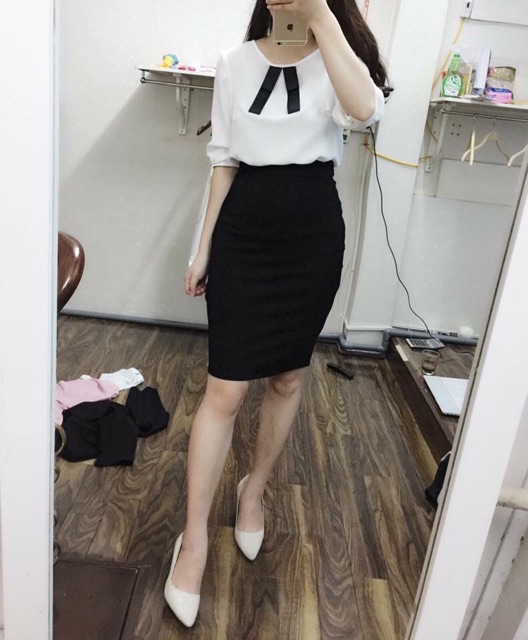 Chân váy bút chì co giãn 4 chiều | BigBuy360 - bigbuy360.vn