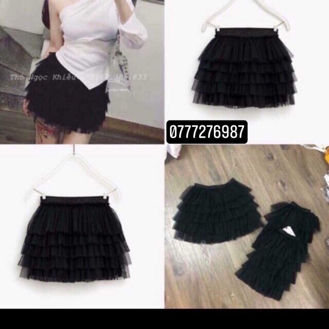 Chân Váy Ren 5 Tầng loại 1