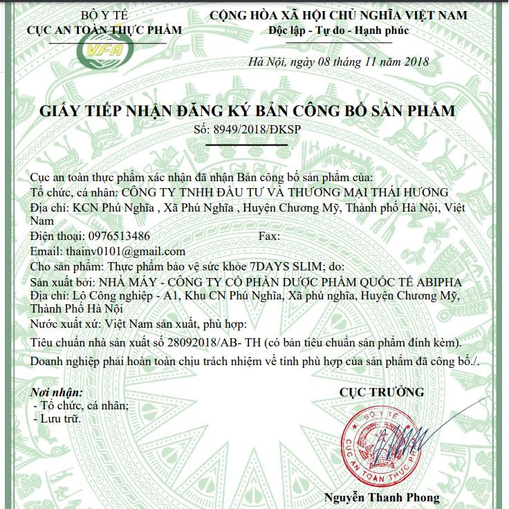 ✅(Date 2022) Giảm cân 7 Day Nhập khẩu Mỹ