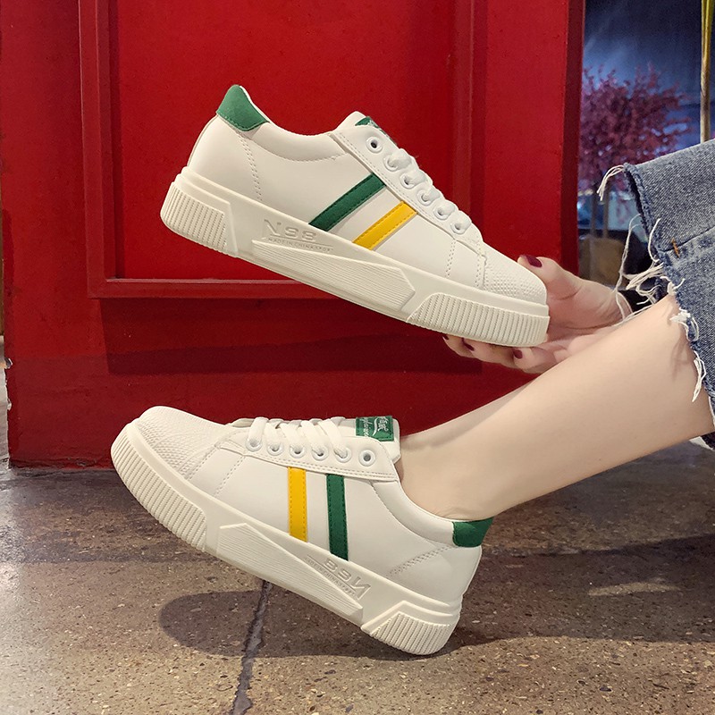 [FREESHIP] Giầy thể thao nữ Sneakers, Giày vải trắngg (122) | BigBuy360 - bigbuy360.vn