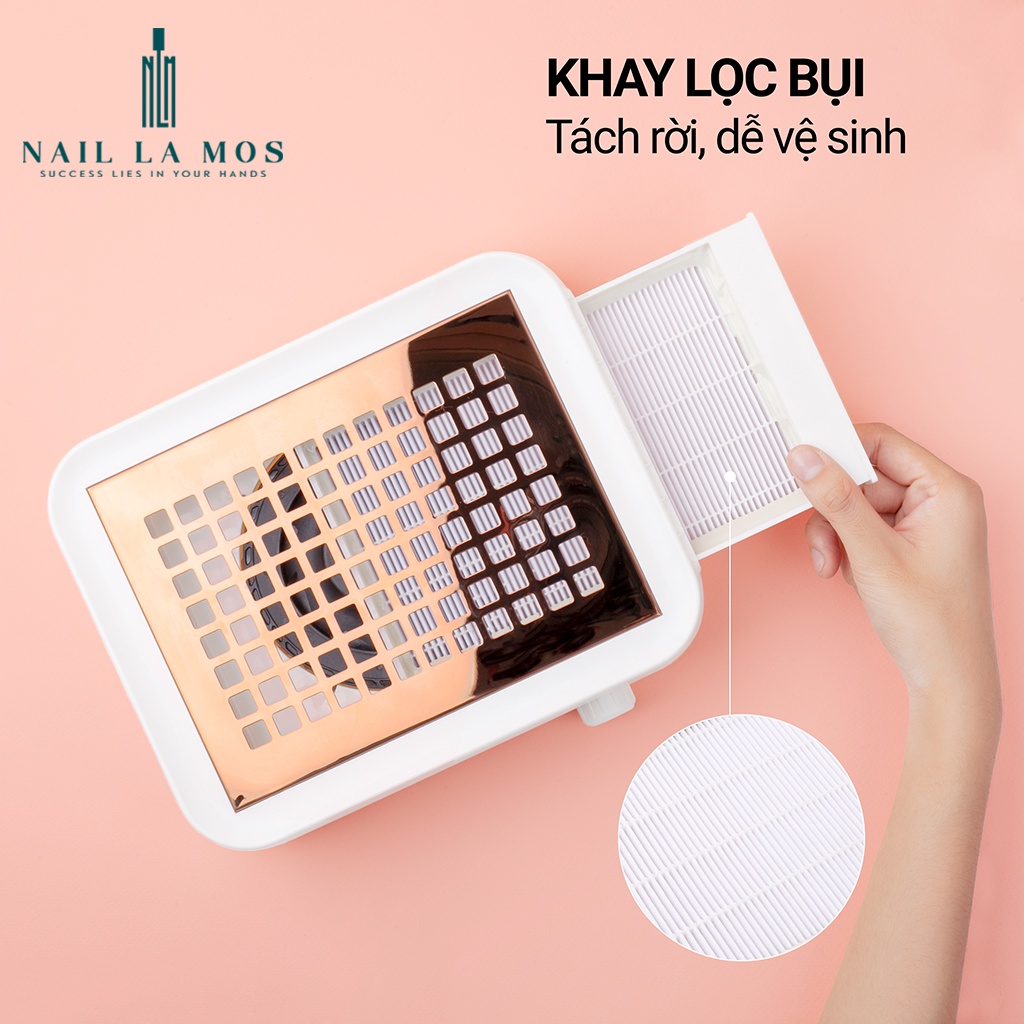 Máy hút bụi nail JSDA A8 chính hãng - Máy hút bụi làm móng hút rất êm (bảo hành 6 tháng)