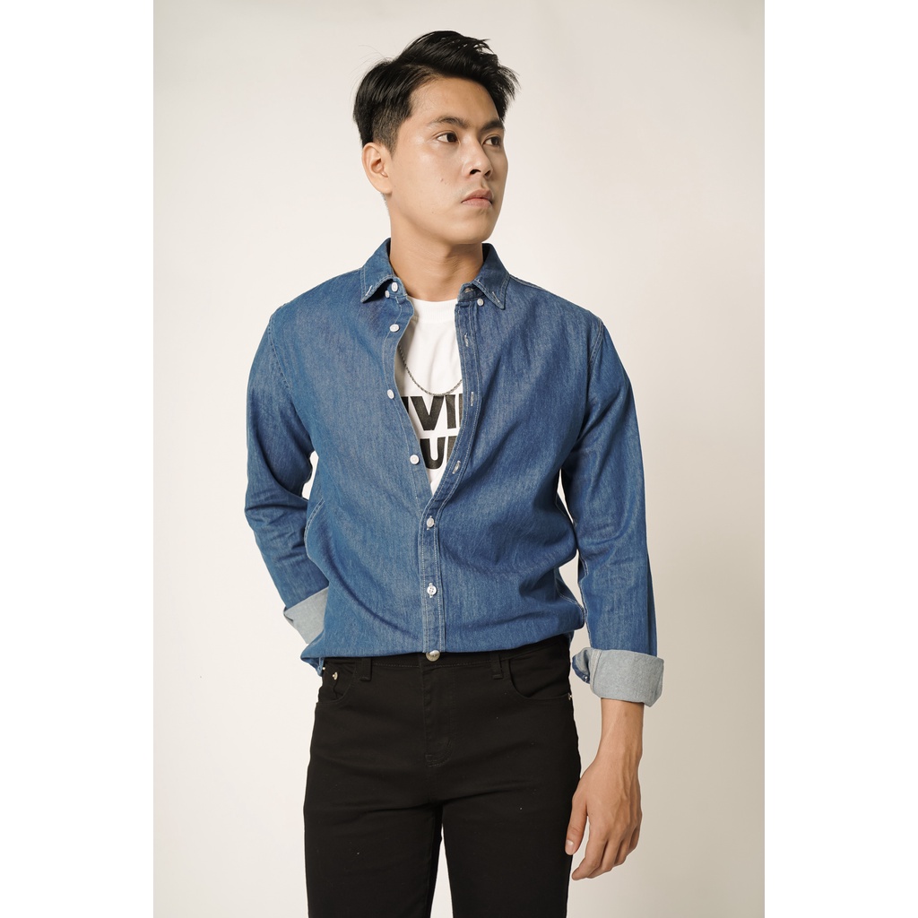 Áo sơ mi - Áo sơ mi đũi cao cấp - Chất đũi mát, không nhăn, không phai màu, dáng trẻ đẹp, tôn dáng người mặc SM8820 | BigBuy360 - bigbuy360.vn