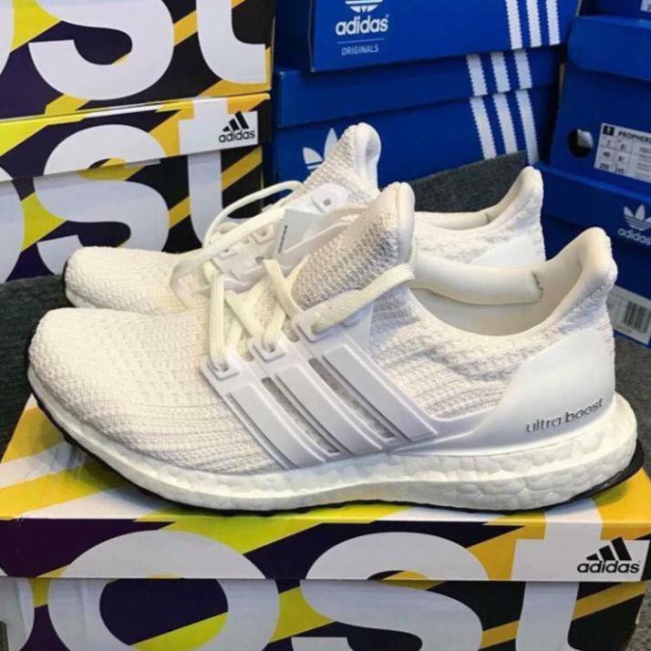 Giày thể thao ULTRA BOOST 4.0 TRẮNG . Hàng như hình chất lượng tốt yu tin chất lượng | Bán Chạy| . ༗ * * Du ri ₙ ₈ ! `