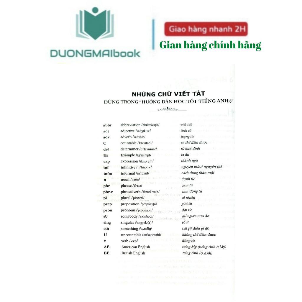 Sách - Hướng dẫn học tốt Tiếng anh 6  - Mai Lan Hương