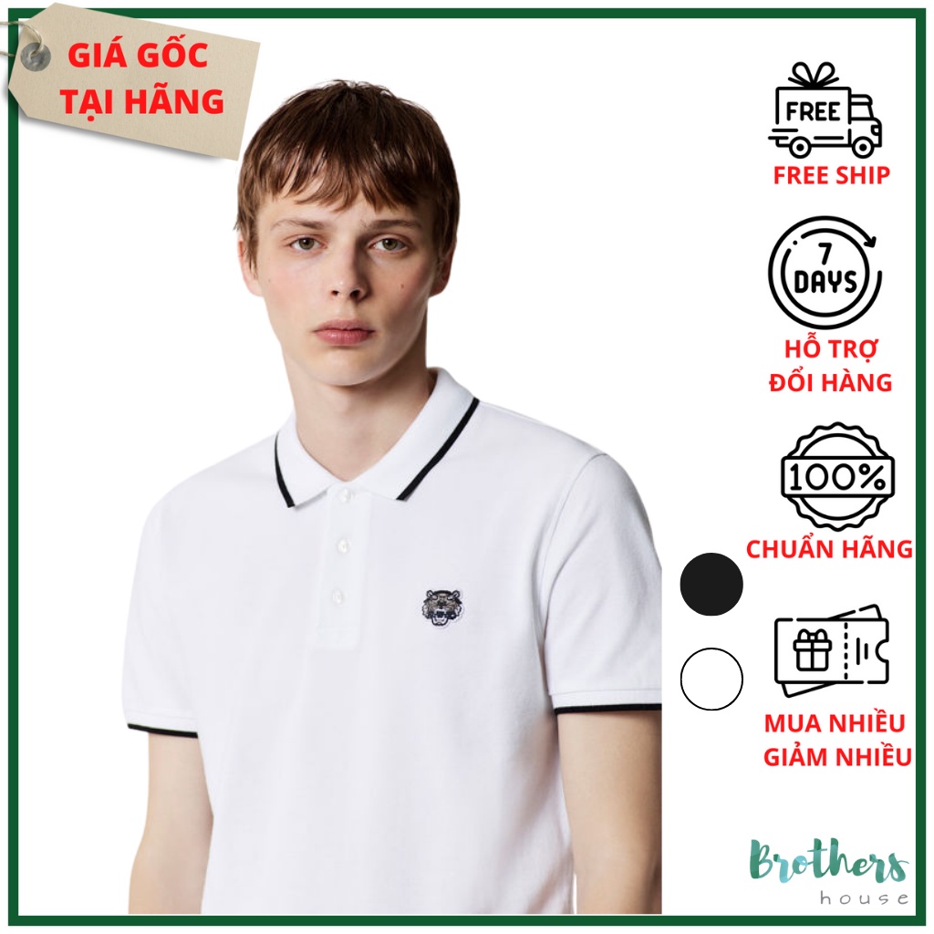 |Cao cấp| Áo polo nam KZ trẻ trung, vải cotton pique lên dáng bao đẹp