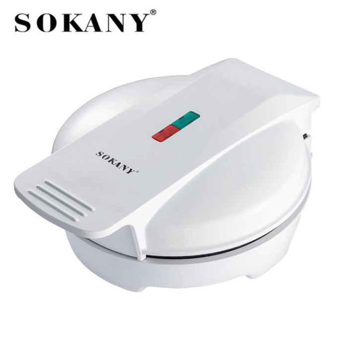 Máy làm bánh Waffle, Nướng bánh kẹp tổ ong đơn Sokany Chính hãng