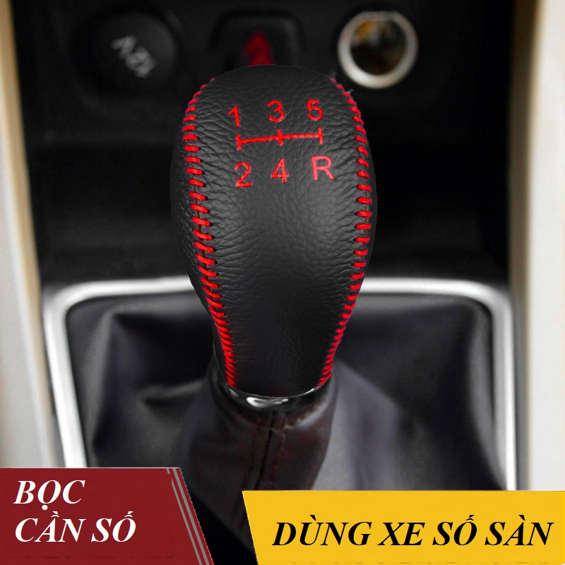 Combo bọc cần số và phanh tay dùng cho xe toyota số sàn MT