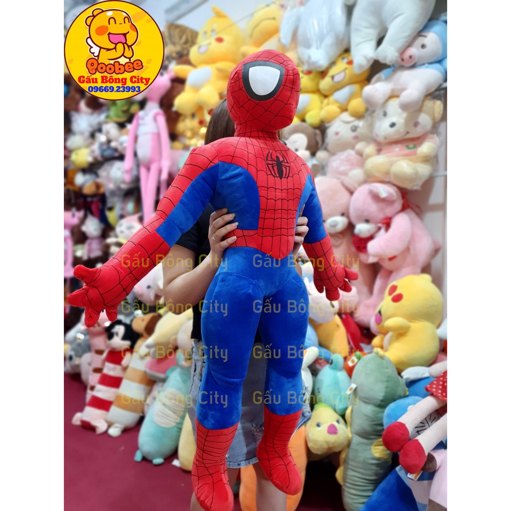 Người Nhện Spider Man - Đồ Chơi Thú Nhồi Bông Siêu Nhân Anh Hùng Gấu Bông gối ôm