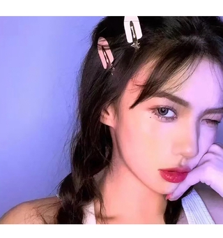 Kẹp tóc mỏ vịt bằng kim loại kiểu dáng dễ thương