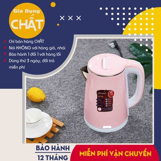 [Hàng Loại 1] Ấm siêu tốc Thái Lan, ấm jiplai Thái Lan 2 lớp 2,5l ( Bảo hành 12 tháng )