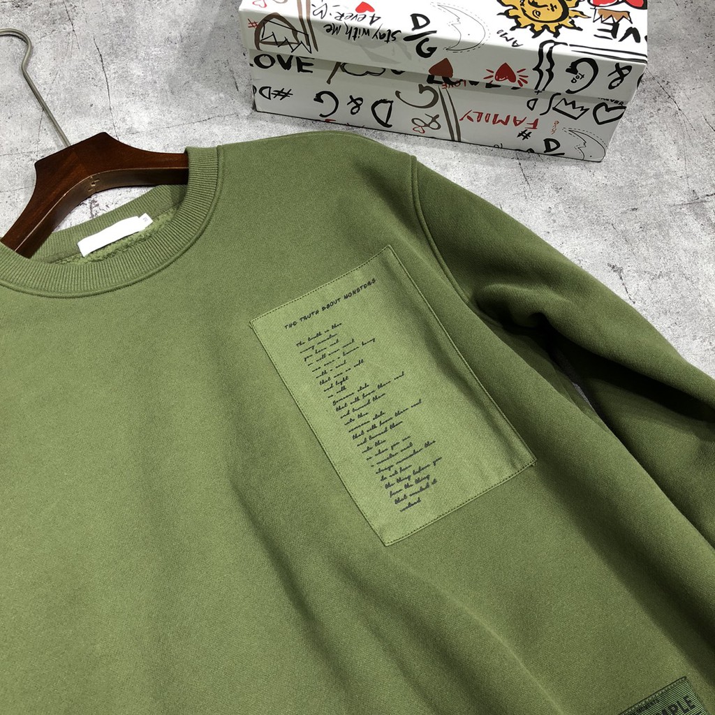 Áo nỉ sweater LÓT NỈ nam bigsize cao cấp ANSW110 | BigBuy360 - bigbuy360.vn