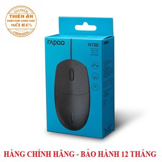 Bảo hành chính hãng - Chuột có dây Rapoo N100 siêu bền