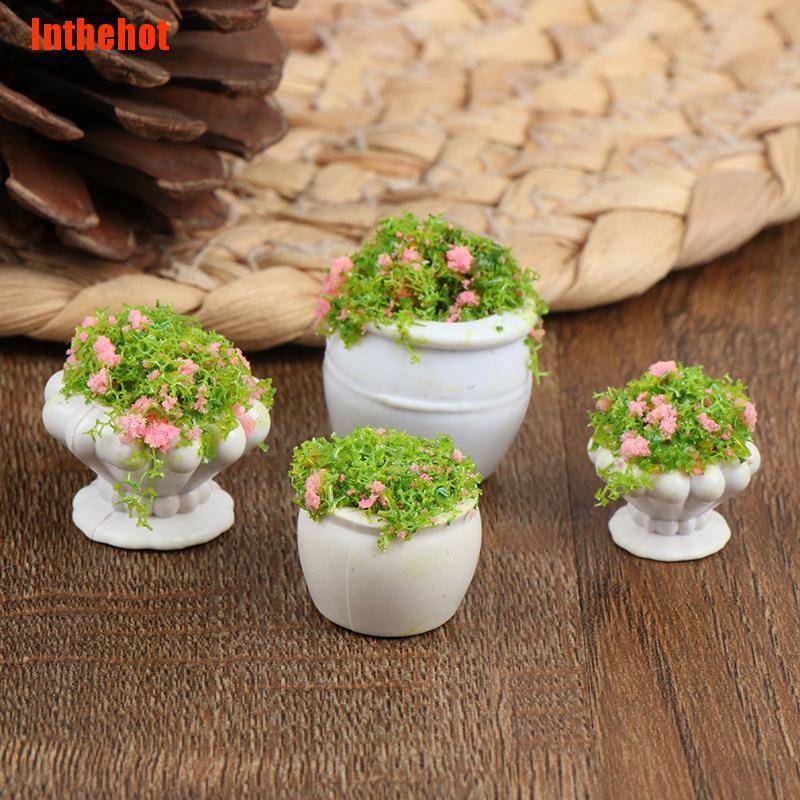 Mô Hình Chậu Cây Bonsai Mini Tỉ Lệ 1: 12 Trang Trí Nhà Búp Bê