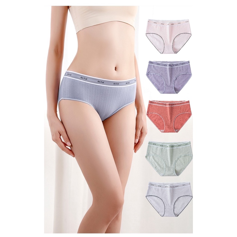 Quần Lót Cotton Phối Ruy Băng Nhiều Màu Xinh Xắn Cho Nữ | BigBuy360 - bigbuy360.vn