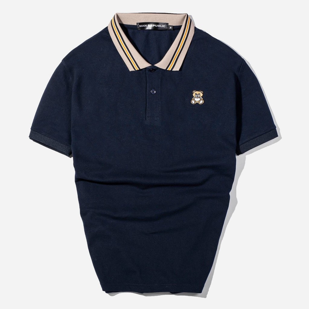 Áo thun nam polo cao cấp đẹp vải thun cotton co giãn 4 chiều form dáng Hàn Quốc thoải mái E5 | BigBuy360 - bigbuy360.vn