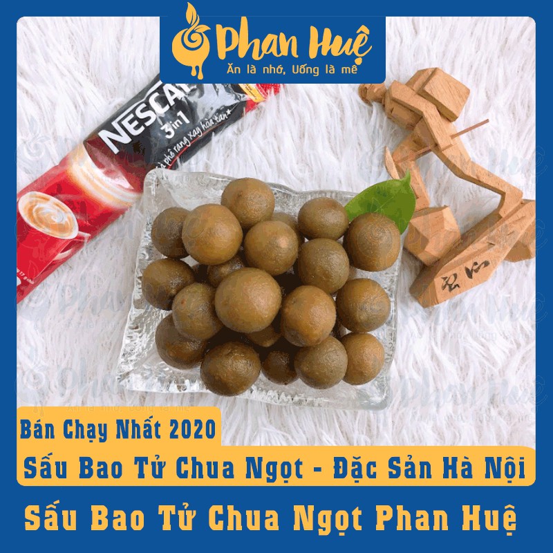 Ô mai xí muội sấu bao tử giòn chua ngọt Phan Huệ đặc biệt, sấu non miền Bắc chọn lọc, đặc sản Hà Nội