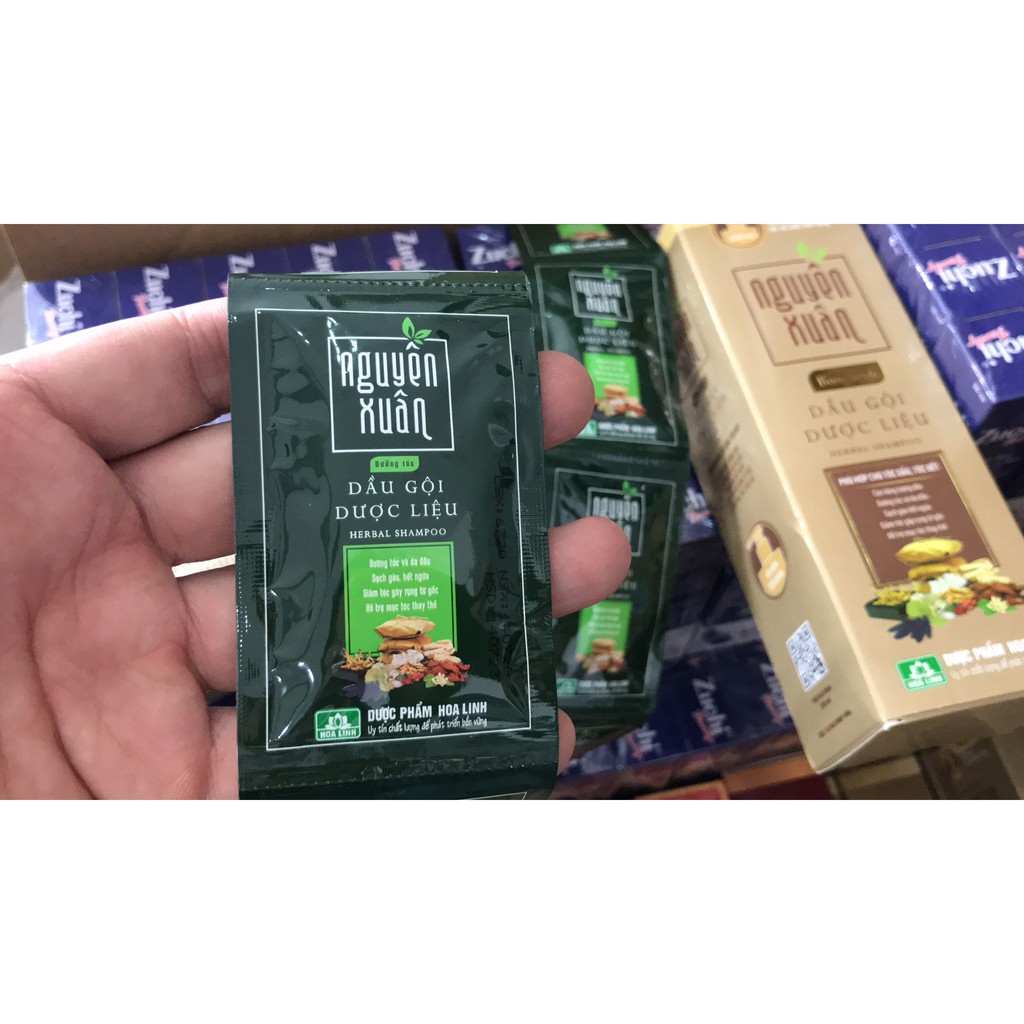 Dầu gội Dược liệu Nguyên Xuân 6,5ml,180ml, 200ml, 250ml xanh, đỏ, vàng,xã | BigBuy360 - bigbuy360.vn