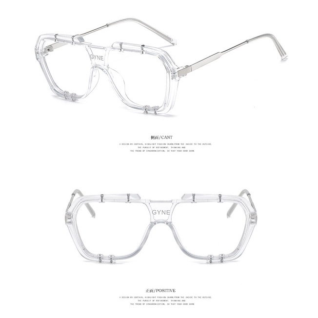 Kính Mát Gọng Vuông Lớn Chống Tia Cực Tím Phong Cách retro Cho Nam Và Nữ