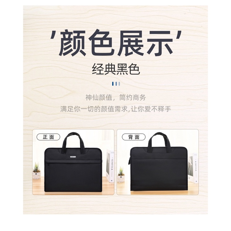Túi xách vải Canvas đựng tài liệu A4 chống thấm nước in họa tiết thời trang cho nam | BigBuy360 - bigbuy360.vn