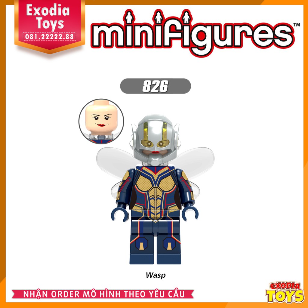 Xếp hình minifigure nhân vật siêu anh hùng Marvel Agenver Infinity War - Đồ Chơi Lắp Ghép Sáng Tạo - X0187