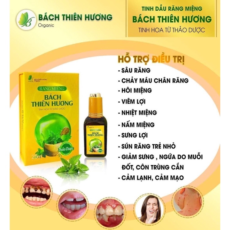 Tinh dầu răng miệng Bách Thiên Hương 25ml
