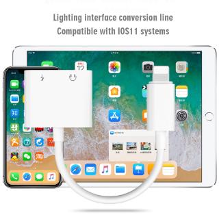 Đầu cắm chia cổng lightning 2 trong 1 cho iPhone