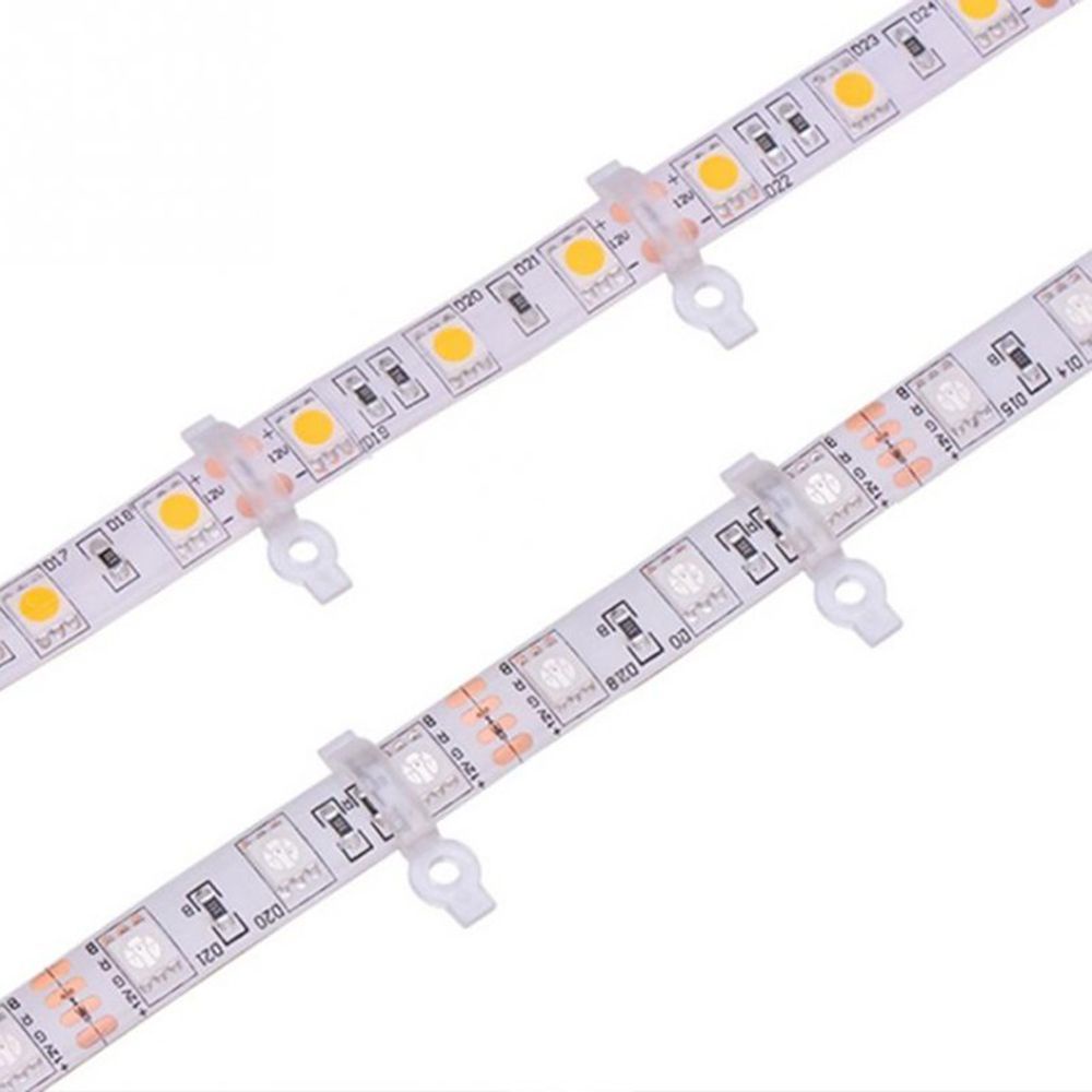 Set 50 Kẹp Nối Dây Đèn Led Nhiều Màu Sắc Kèm Ốc Vít 10mm Cho Fix 5050 Rgb