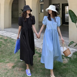 Đầm chữ A ngắn/ dài tay ngắn xinh xắn cho nữ