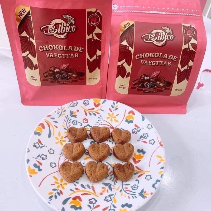 [ Mua 1 tặng Voucher 20k, tặng 1 Mask Collagen 40k] Kẹo Giảm Cân, Socola giảm cân Đan Mạch - Chokolade Veagtab