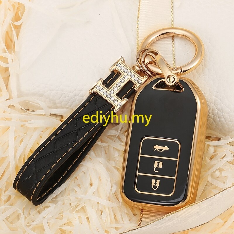 Vỏ Bọc Chìa Khóa Điều Khiển Từ Xa Bằng TPU Mềm Cho Honda Civic City Accord CRV CR-V XR-V Odyssey Vezel Jade Crider