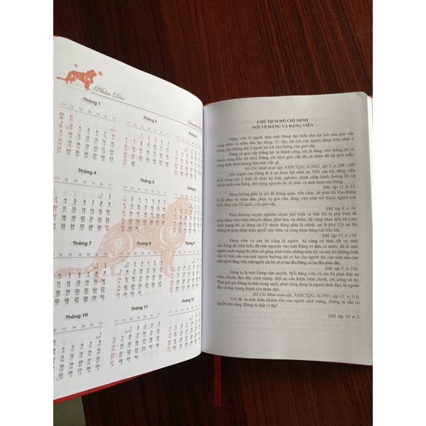 Sổ Tay Đảng Viên Bìa Da 2023 - 2024