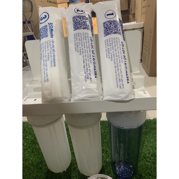 Bộ cốc lọc sương mù 10 ing ren 13 kèm lõi 123 - máy lọc nước