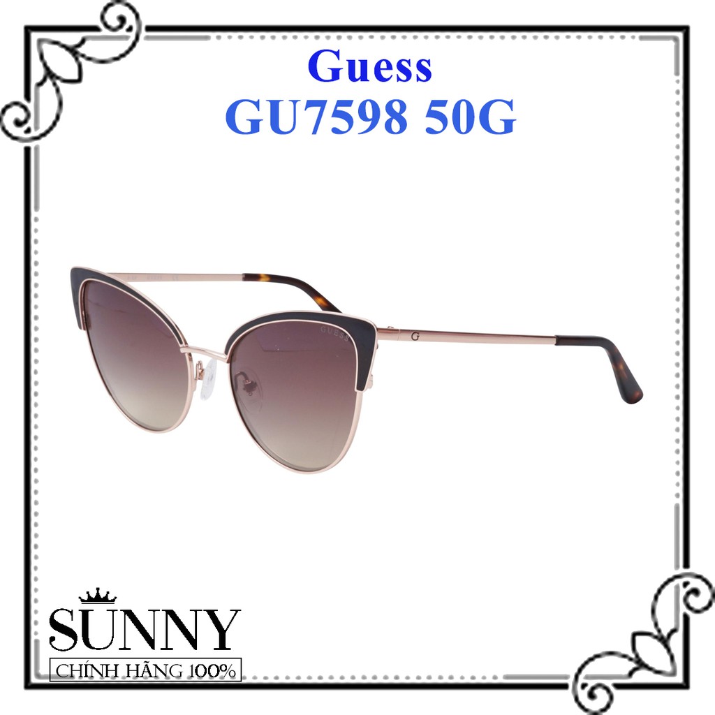 GU7598 - kính mát thời trang Guess chính hãng, thiết kế dễ đeo bảo vệ mắt
