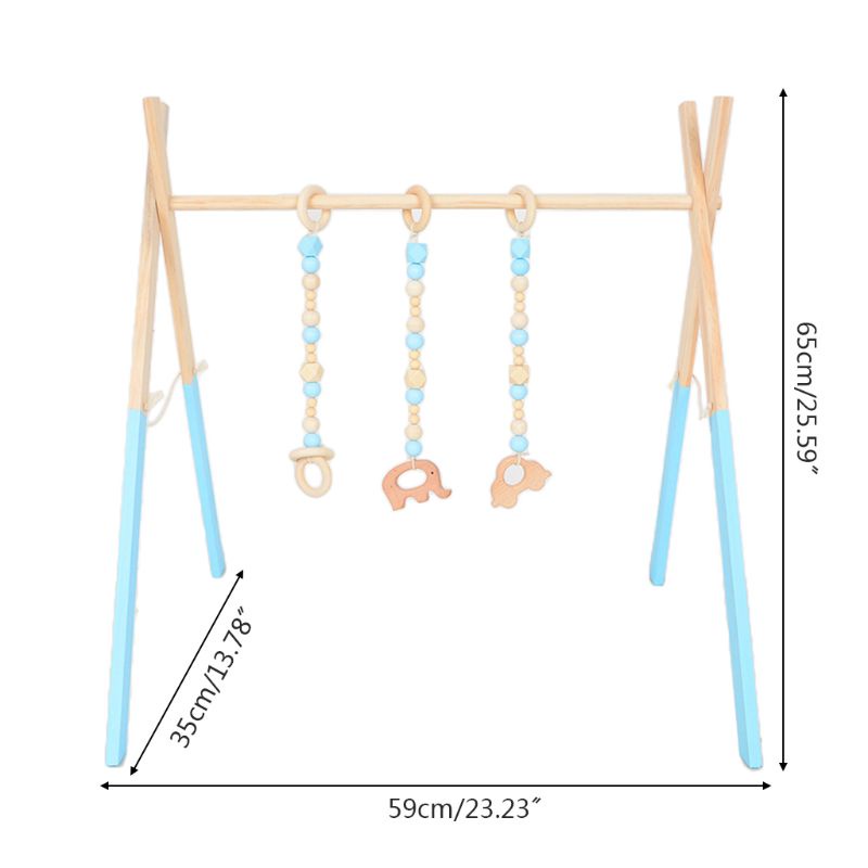 Đồ Chơi Lục Lạc Tự Nhiên Phong Cách Bắc Âu Cho Bé Sơ Sinh Gặm Nướu