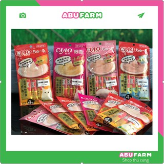 SÚP THƯỞNG CHO MÈO CIAO CHURU - GÓI 4 THANH SÚP
