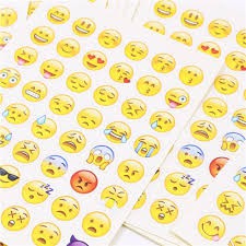 Sticker Emoji Cảm XúcTrang Trí Sổ Sách Độc Đáo.