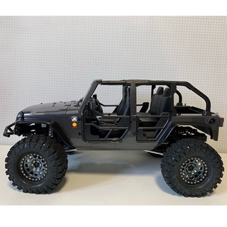 JEEP Bộ gương chiếu hậu và ống nhựa cứng cho xe điều khiển từ xa Axial SCX10 90046 tỉ lệ 1:10