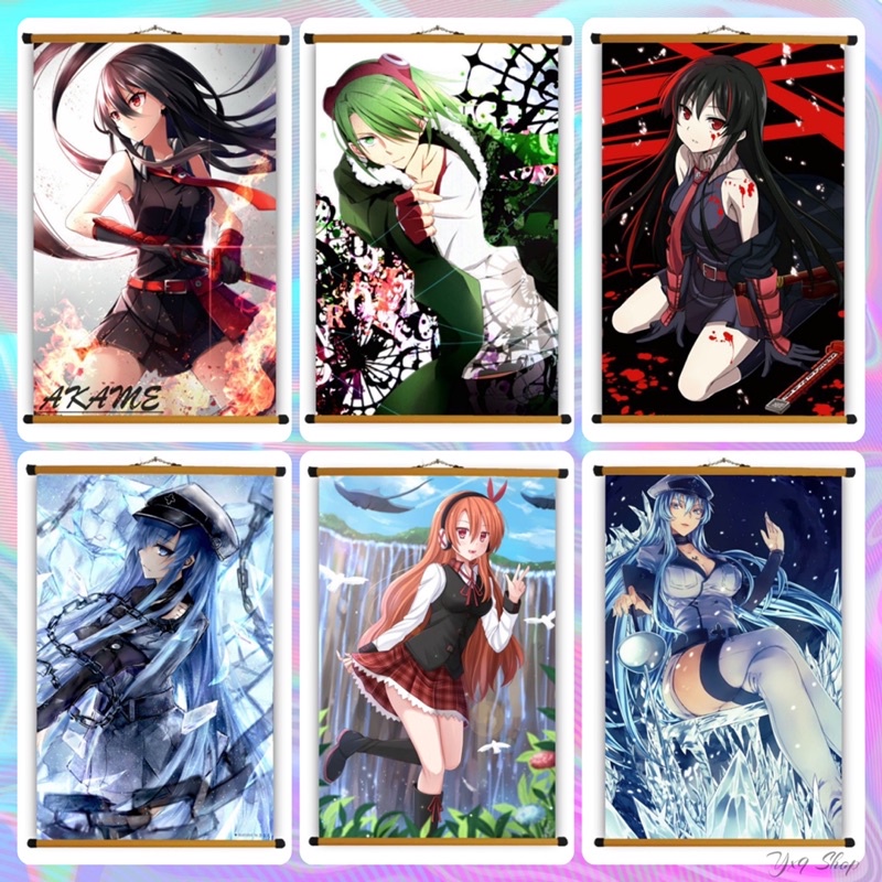 Tranh Vải Treo Tường Anime Akame ga KILL