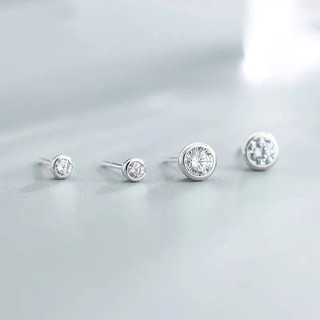 Bông tai nụ tròn basic 3mm và 4mm
