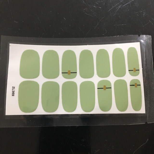 Miếng dán móng tay chống thấm nước (Nail decal ZL369)