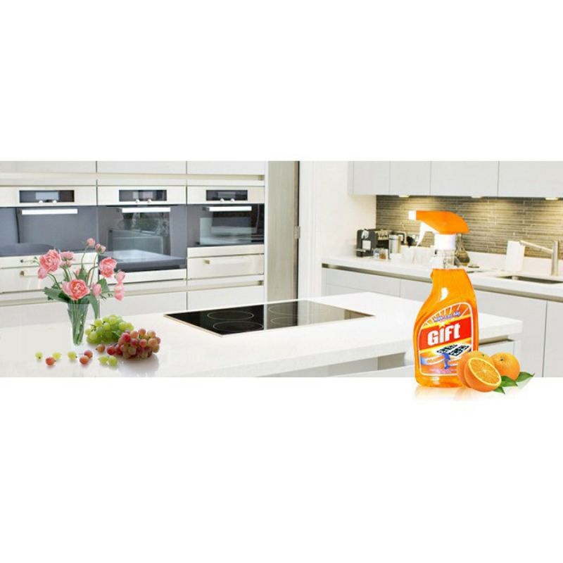 Nước Lau Bếp Gift Hương Cam Chai 530ml