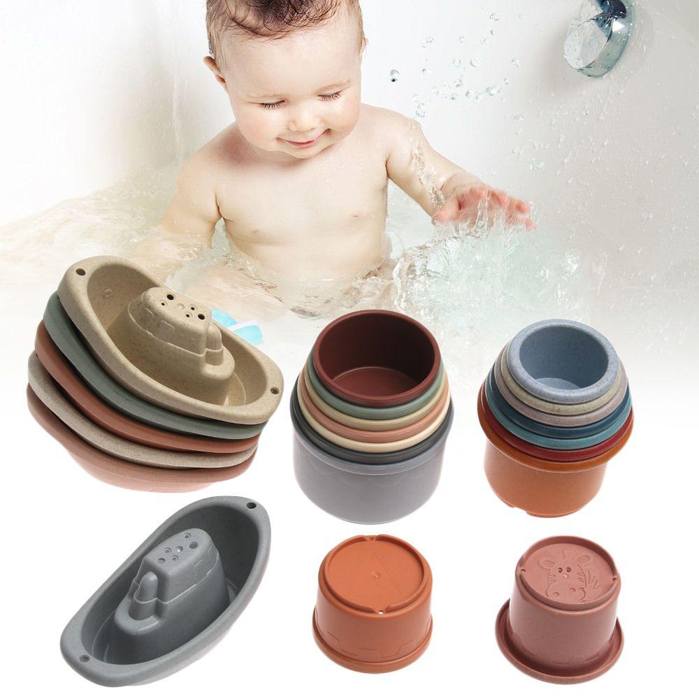 Đồng Hồ Cát Xếp Chồng Hình Tháp Màu Cầu Vồng Cho Bé Khi Tắm