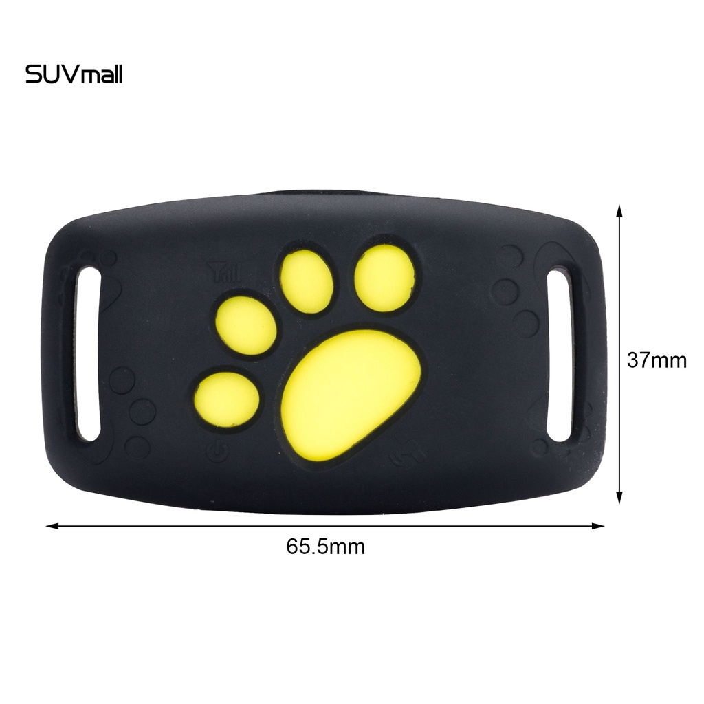 [SU] Practical GPS Locator GPS Pet Collar Tracker Waterproof for Home