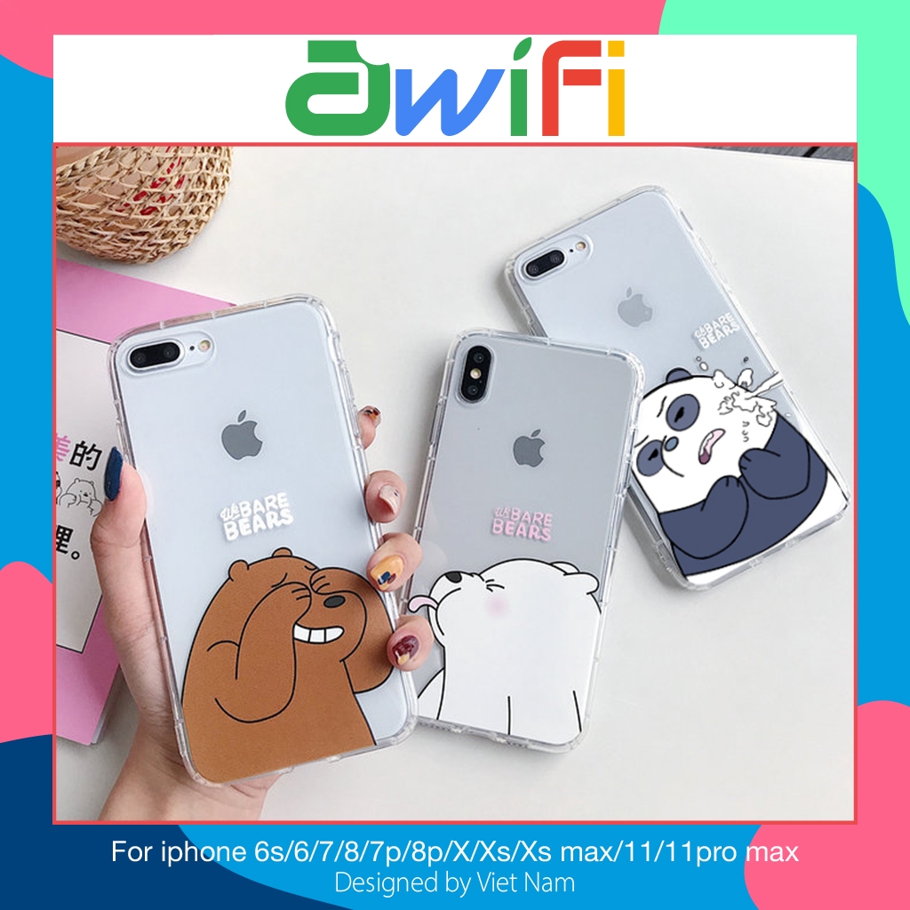 Ốp lưng iphone anh em gấu trong 6plus/6s/6splus/7/7plus/8/8plus/x/xr/xs/11/12/pro/max/plus/promax - Awifi G3-4 | BigBuy360 - bigbuy360.vn