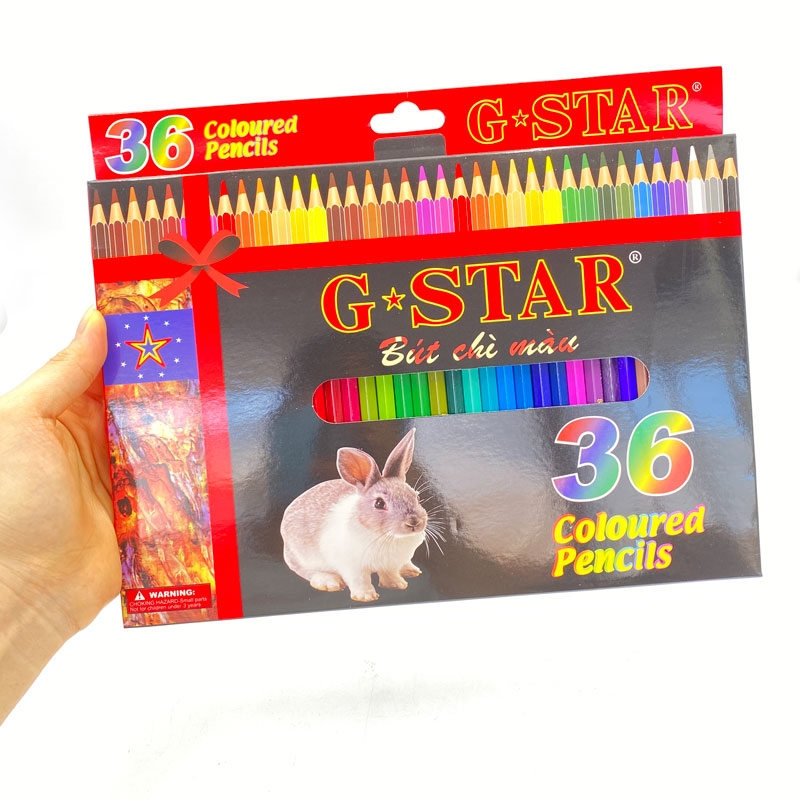 Hộp Bút Chì 36 Màu Gstar