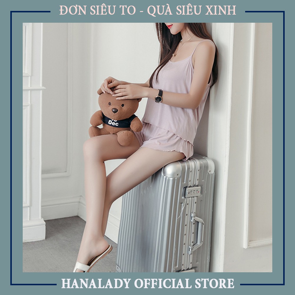 Đồ ngủ nữ -Bộ ngủ 2 dây thun cotton cao cấp siêu mềm mịn thoáng mát thoải mái mặc tại nhà, bộ đồ ngủ, bộ ngủ nữ  V409 | BigBuy360 - bigbuy360.vn